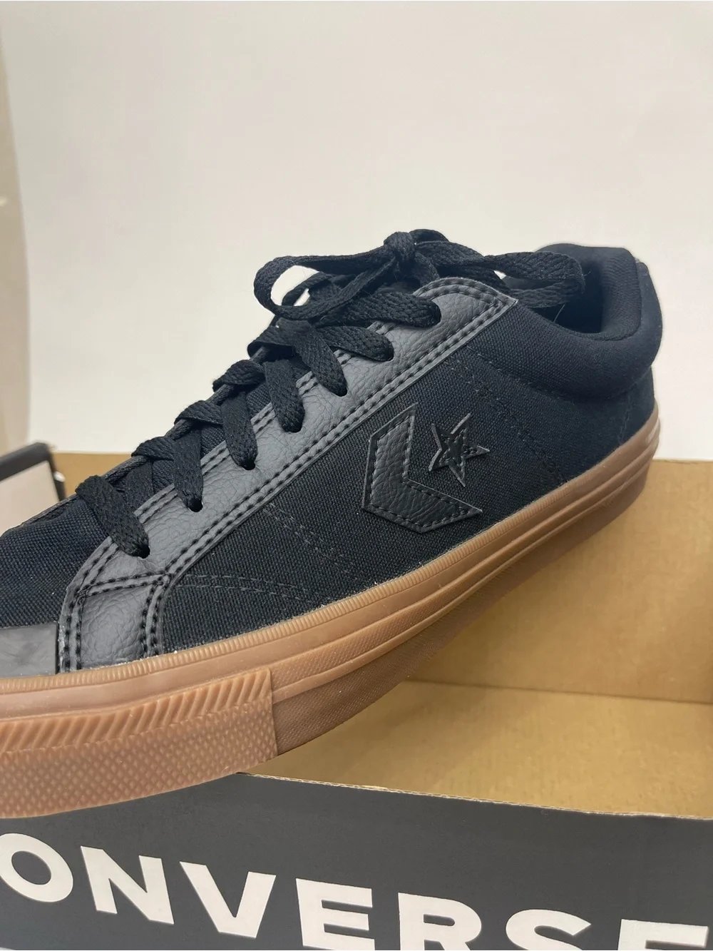 Converse Sport Casual Ox Black Gum Men's 9 New